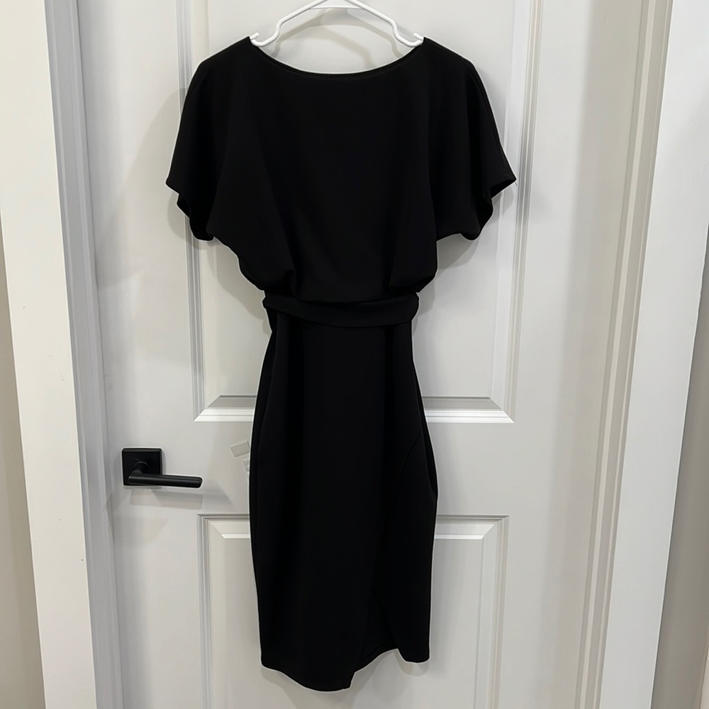 Dolman-Sleeve Blouson Dress
